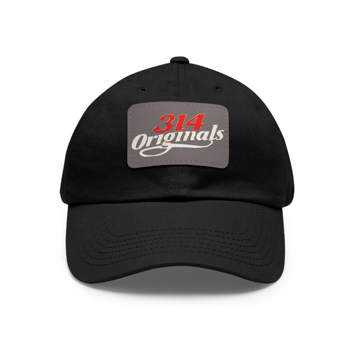 Leather Patch Dad Hat — "314 Originals" Retro Baseball Cap - 314 Originals