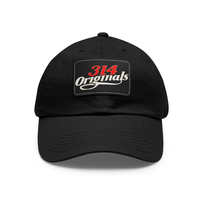 Leather Patch Dad Hat — "314 Originals" Retro Baseball Cap - 314 Originals