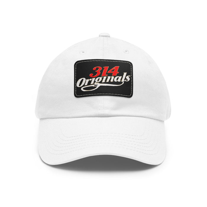 Leather Patch Dad Hat — "314 Originals" Retro Baseball Cap - 314 Originals