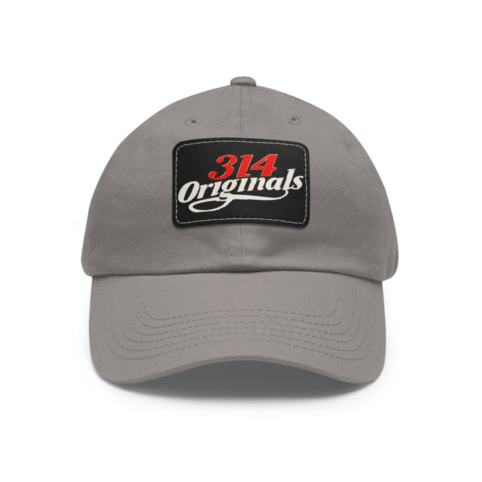 Leather Patch Dad Hat — "314 Originals" Retro Baseball Cap - 314 Originals