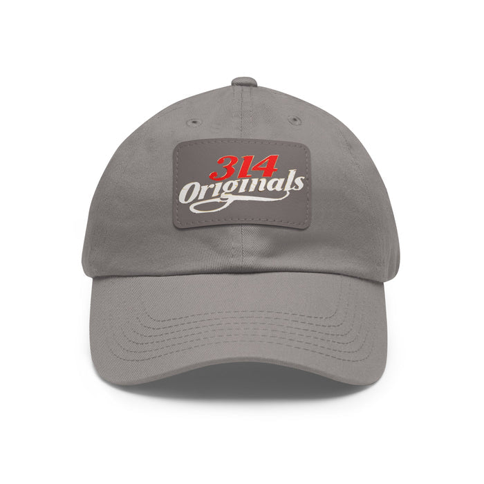Leather Patch Dad Hat — "314 Originals" Retro Baseball Cap - 314 Originals