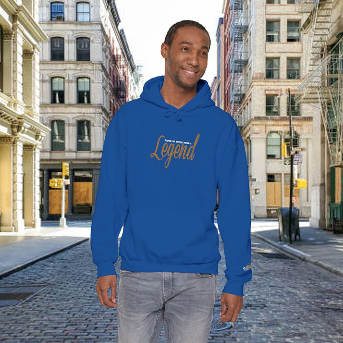 Legend Script Hoodie-Cozy Pullover with Gold Text - 314 Originals