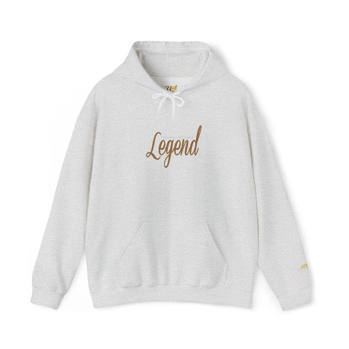 Legend Script Hoodie-Cozy Pullover with Gold Text - 314 Originals