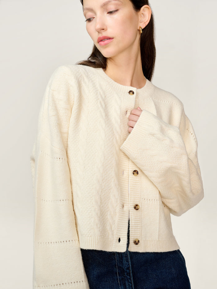 Lenni Cardigan in Cream
