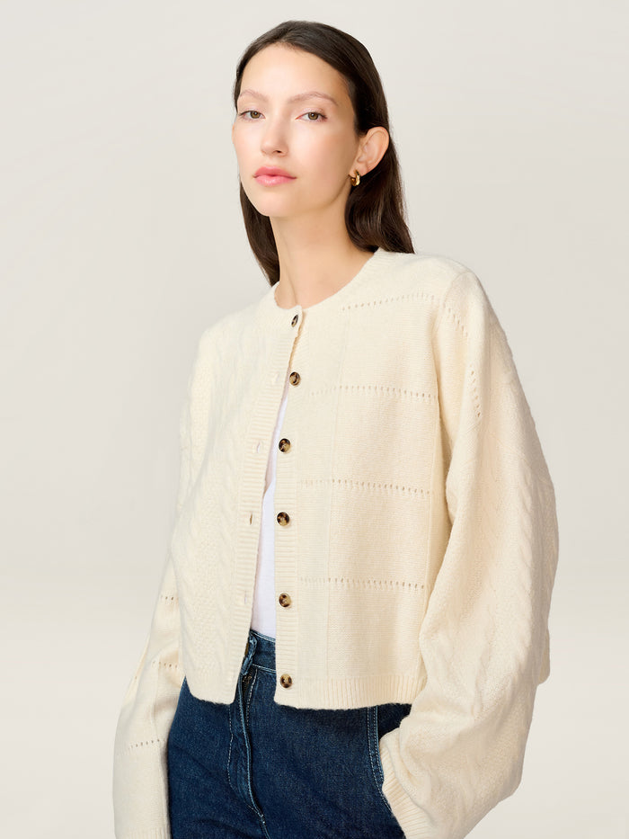 Lenni Cardigan in Cream