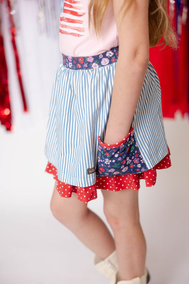 Liberty Garden Layered Skirt