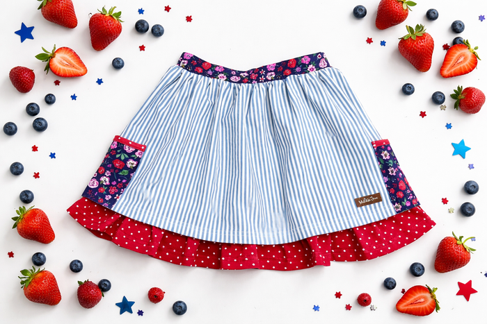 Liberty Garden Layered Skirt