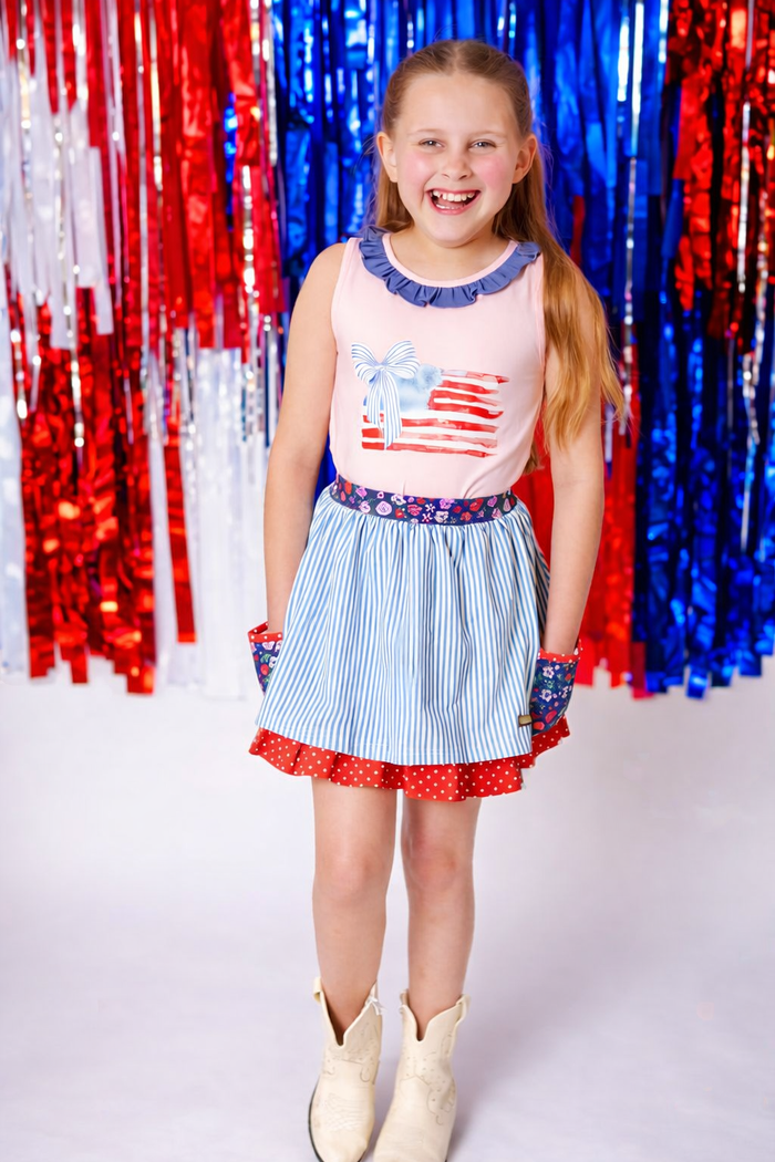 Liberty Garden Layered Skirt