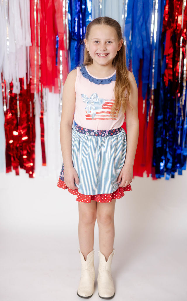 Liberty Garden Layered Skirt