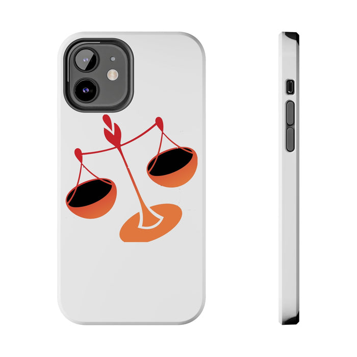 Libra Scales Phone Case — Zodiac Balance Tough Protective Cover - 314 Originals