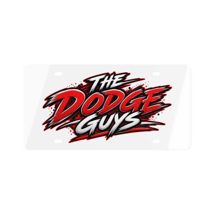 License Plate - "The Dodge Guys" Graphic Front Plate | Car Enthusiast Decorative Tag