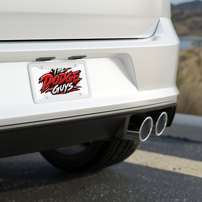 License Plate - "The Dodge Guys" Graphic Front Plate | Car Enthusiast Decorative Tag