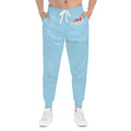 Light Blue 314 Originals Athletic Joggers – Retro Script Logo Sweatpants - 314 Originals