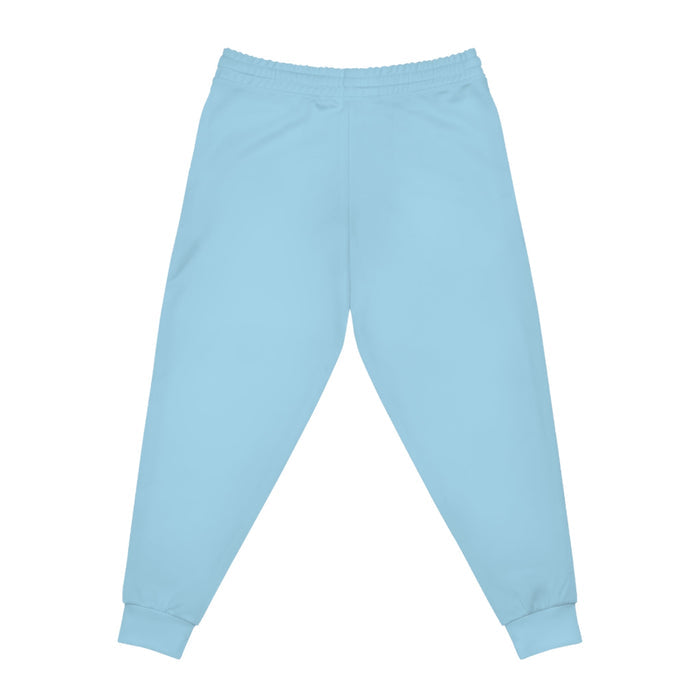 Light Blue 314 Originals Athletic Joggers – Retro Script Logo Sweatpants - 314 Originals