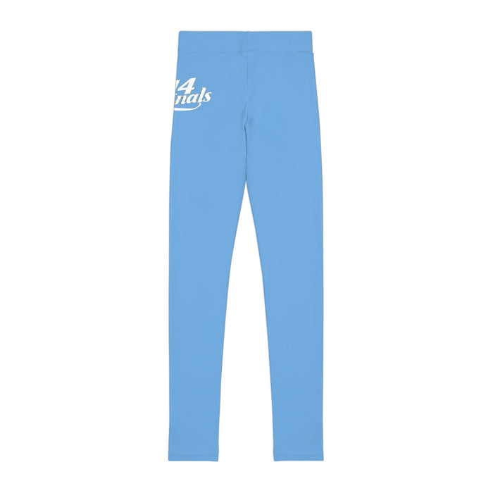 Light Blue 314 Script Kids' Printed Leggings - 314 Originals