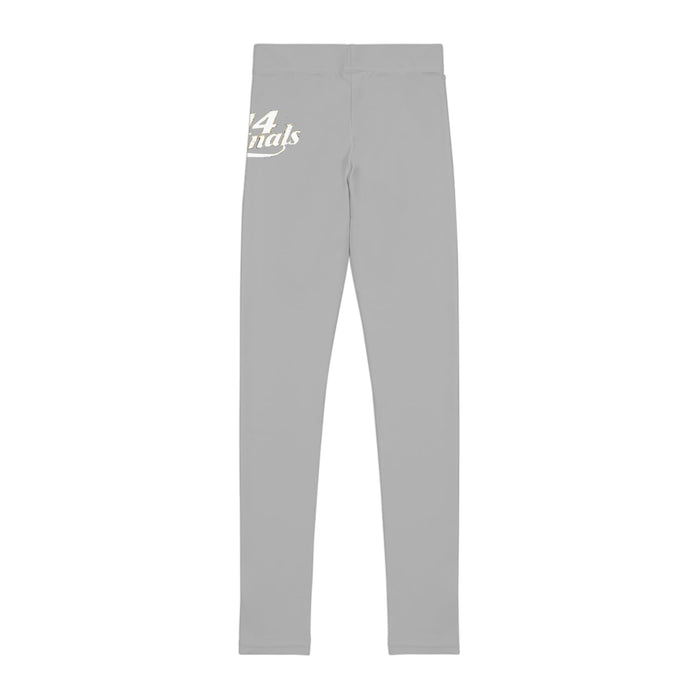 Light Grey 314 Script Kids' Printed Leggings - 314 Originals