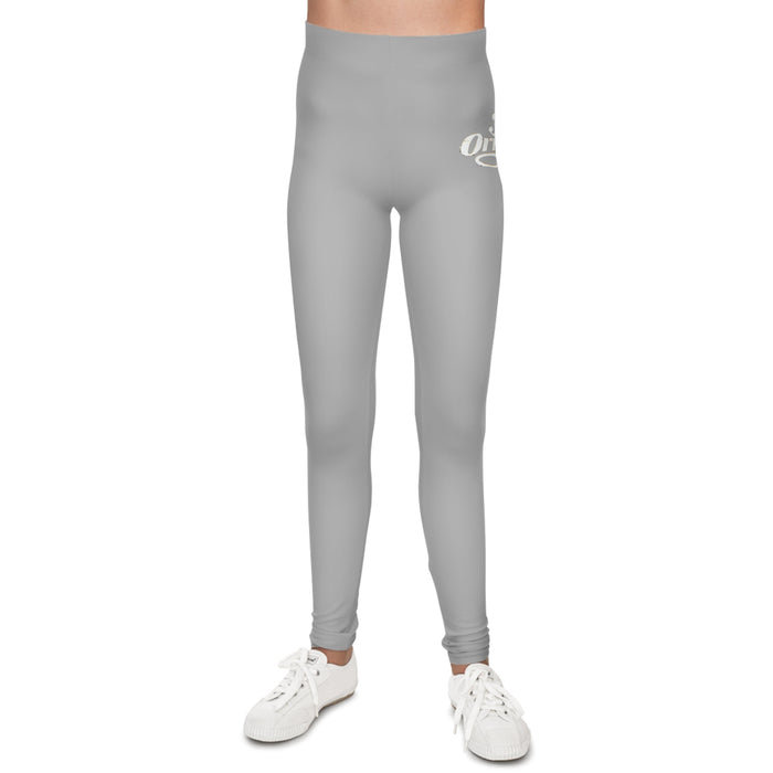 Light Grey 314 Script Kids' Printed Leggings - 314 Originals