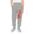 Light Grey Youth Joggers — Red "Originals" Script Side Graphic - 314 Originals