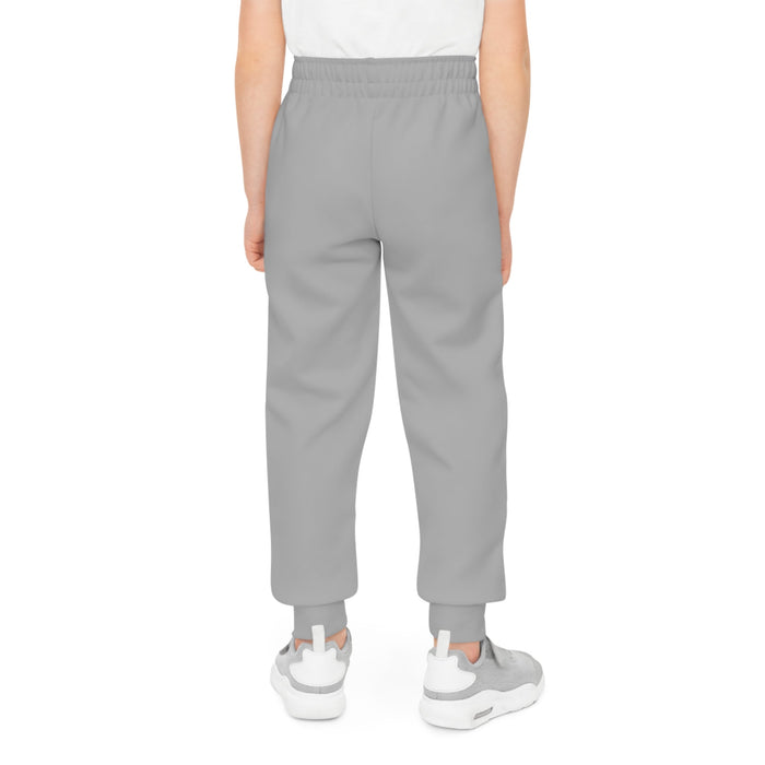 Light Grey Youth Joggers — Red "Originals" Script Side Graphic - 314 Originals