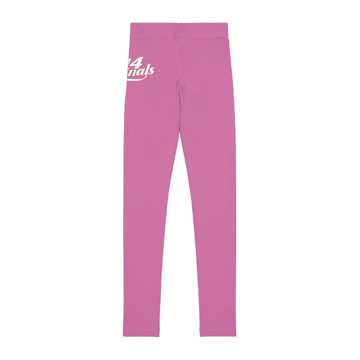 Light Pink 314 Script Kids' Printed Leggings - 314 Originals