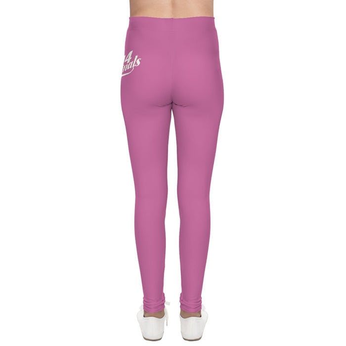 Light Pink 314 Script Kids' Printed Leggings - 314 Originals