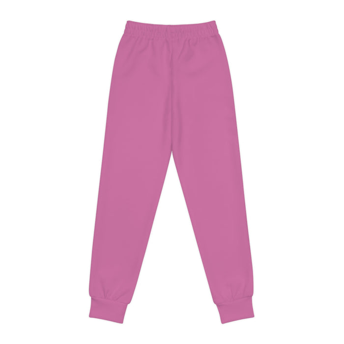 Light Pink Youth Joggers with 314 Originals Side Graphic — Kids Athletic Sweatpants - 314 Originals