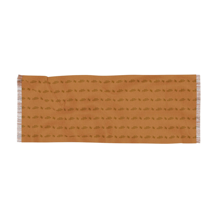 Lightweight Autumn Scarf — Soft Fringe Fall Pattern Wrap - 314 Originals