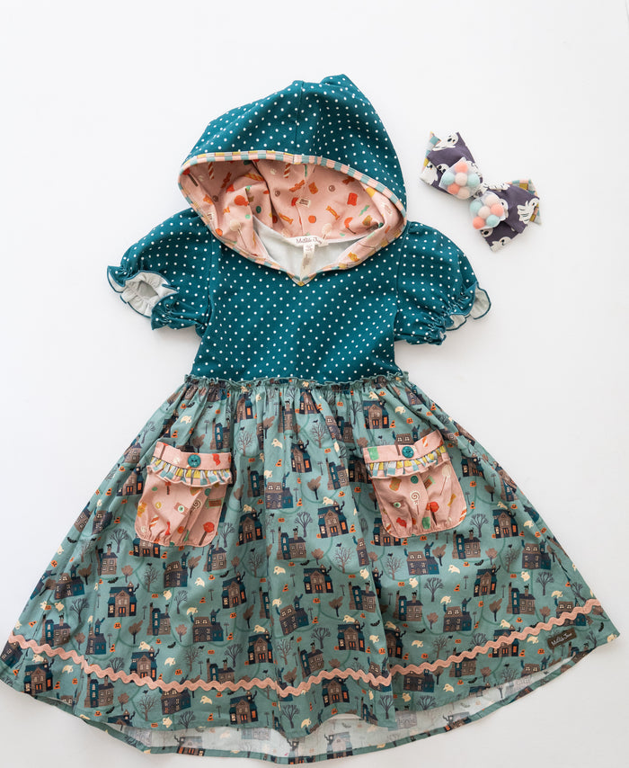 Little Haunts Lane Hooded Dress
