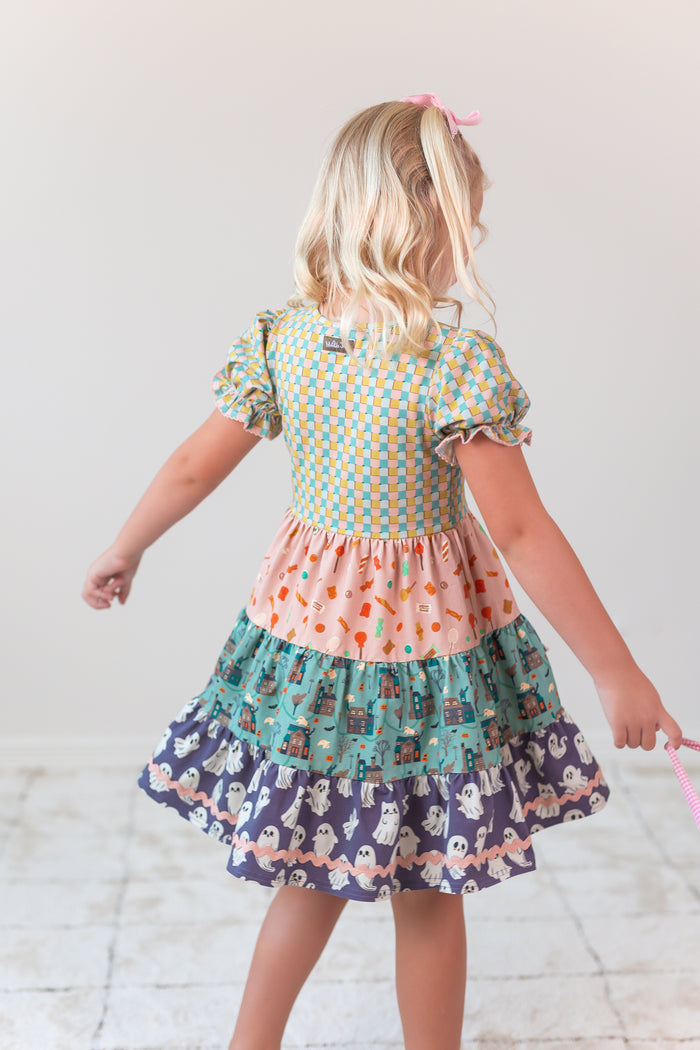 Little Haunts Lane Panel Dress