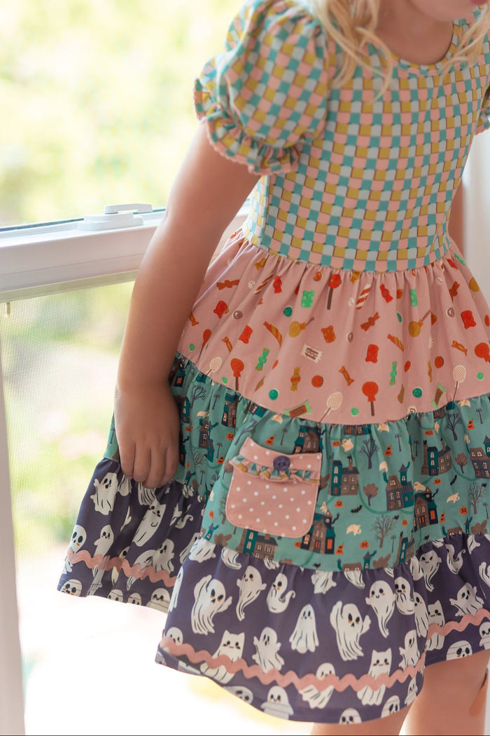Little Haunts Lane Panel Dress