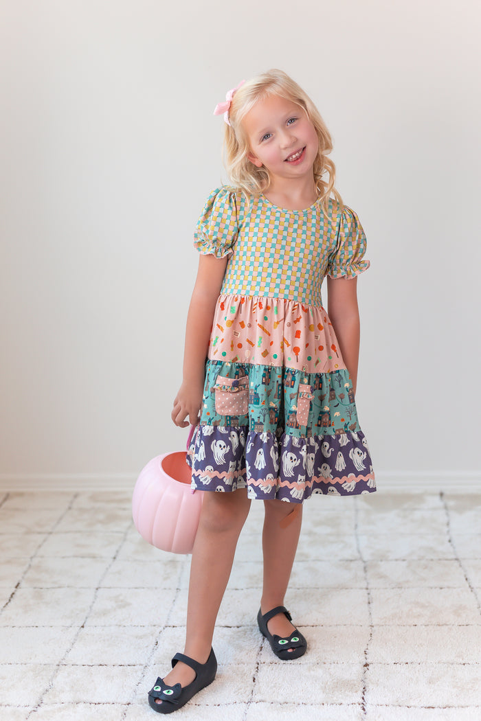 Little Haunts Lane Panel Dress
