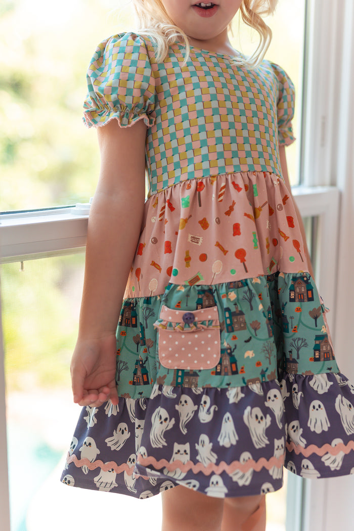 Little Haunts Lane Panel Dress