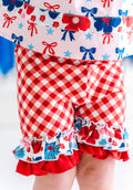 Little Liberty Picnic Ruffle Shorties