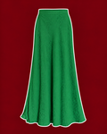 LOFT Emerald Green Jacquard Maxi Skirt