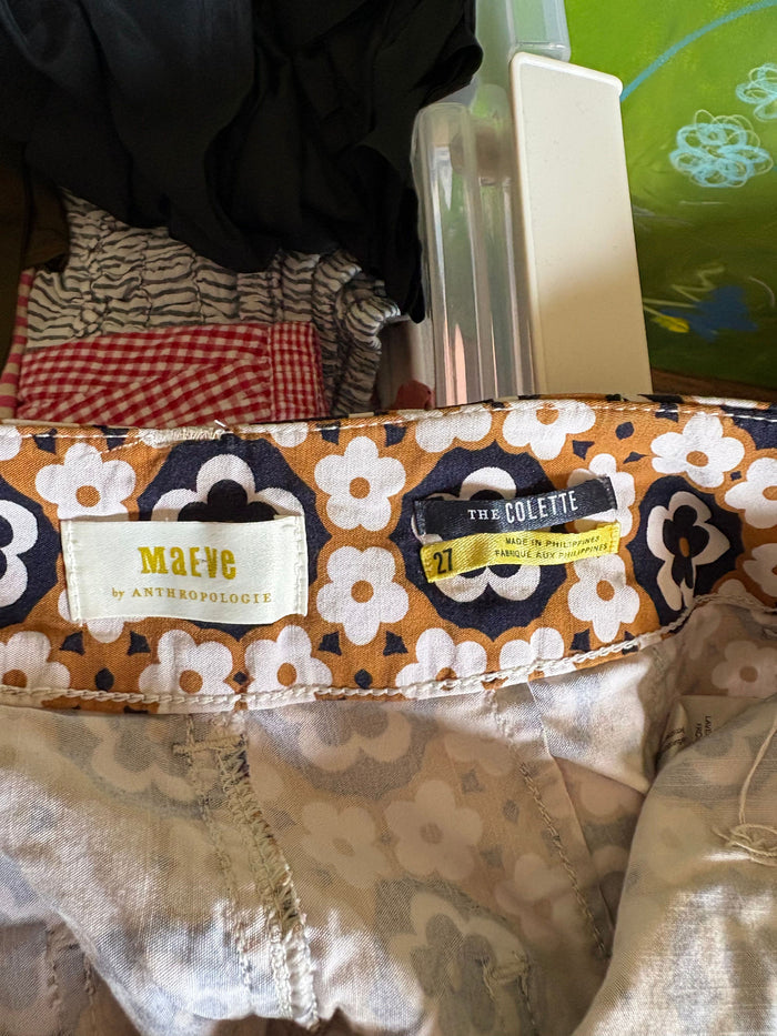 Maeve x Anthropologie Colette Floral Wide-Leg Pants