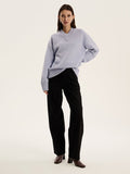 Mandarin Jumper in Light Blue