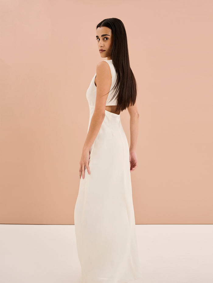 Marilyn Dress in Ivory