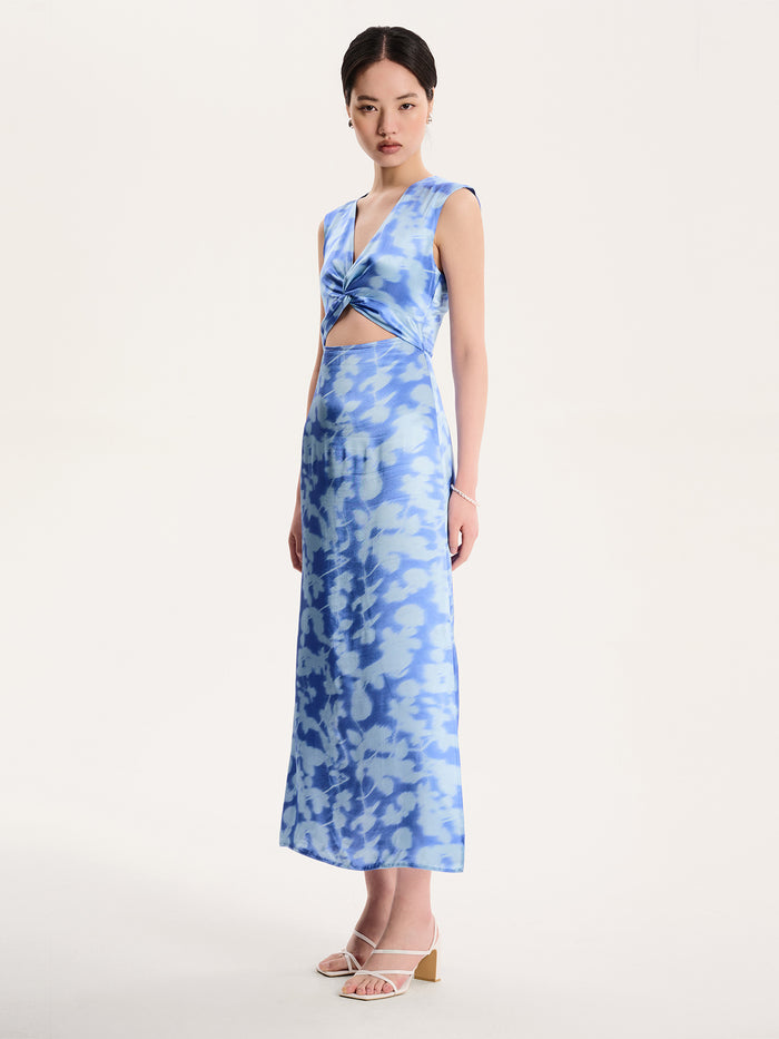 Marin Dress in Blurred Floral