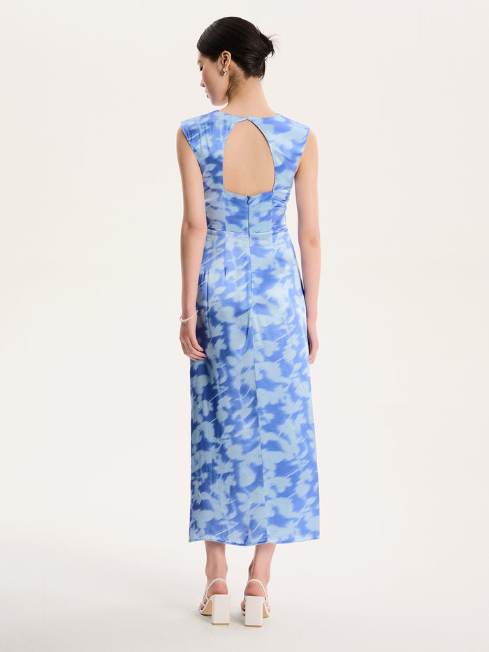 Marin Dress in Blurred Floral
