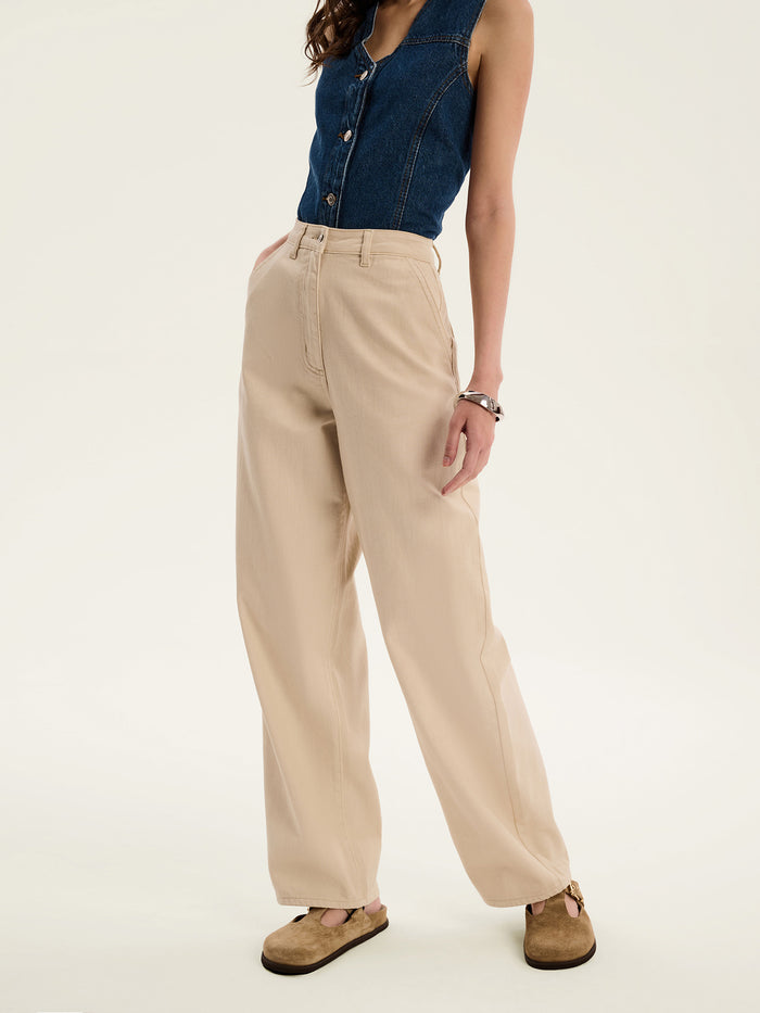 Marlo Jean in Ecru