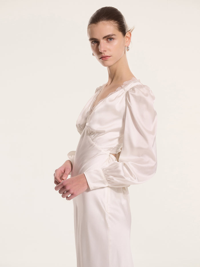 Martinique Dress in Ivory