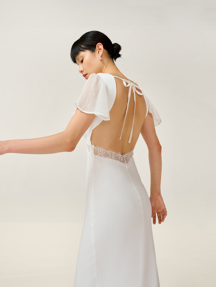 Meadow Dress in Ivory