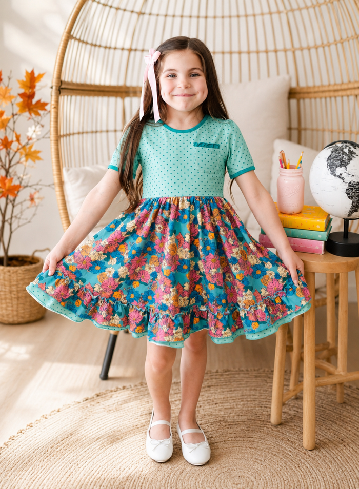 Meadow Muse Ruffle Dress