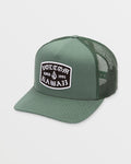 Men's Aloha Trucker Hat-Light Olive-Volcom