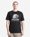 Men's American Steel Short Sleeve Tee-Black-Volcom