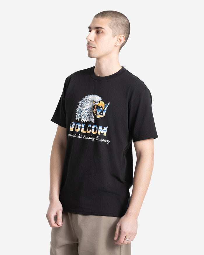 Volcom Men's American Steel Short Sleeve Tee Black