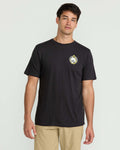 Men's Arched Short Sleeve Tee-Washed Black Heather-Volcom