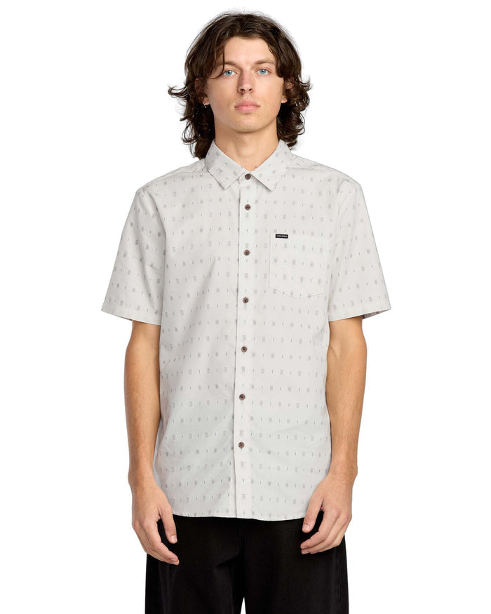 Men's Bankstone Short Sleeve-White Combo-Volcom