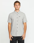 Men's Bankstone Short Sleeve-Tower Grey-Volcom