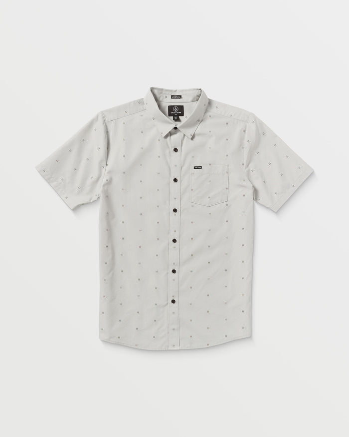 Men's Bankstone Short Sleeve-Tower Grey-Volcom